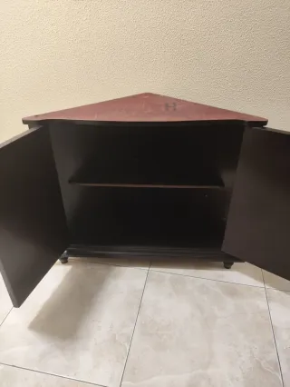 Aparador Esquinero Madera y Mármol