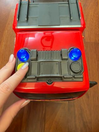 Camioncini dei pompieri rosso