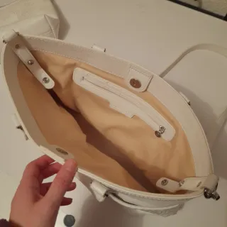 Bolso Desigual Blanco Bordado