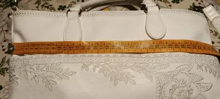 Bolso Desigual Blanco Bordado