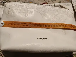 Bolso Desigual Blanco Bordado