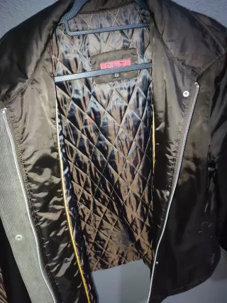 Chaqueta RNT Marrón Satinada T 48 Bomber