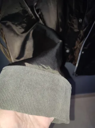 Chaqueta RNT Marrón Satinada T 48 Bomber