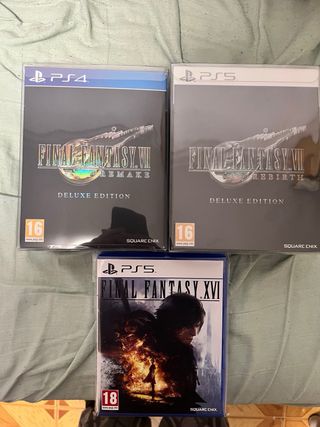 Consola PS5 Slim Negra con Disco +cascos + juegos