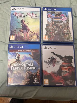 Consola PS5 Slim Negra con Disco +cascos + juegos