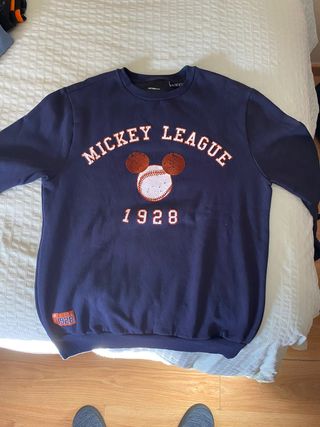 Sudadera Mickey League 1928 Azul