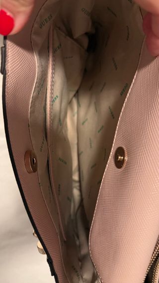 Bolso Guess Rosa y Dorado