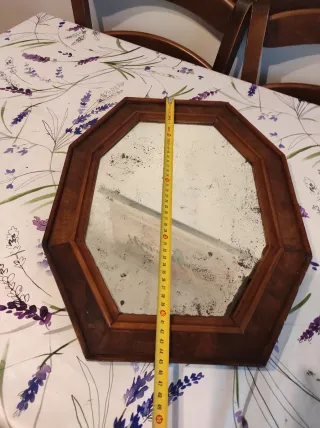 Specchio ottagonale d'epoca