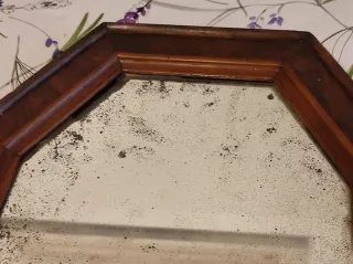 Specchio ottagonale d'epoca