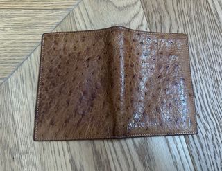 Portafogli in pelle di struzzo