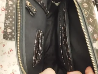 Mochila polipiel con estampado de gatos