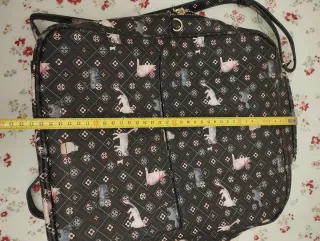 Mochila polipiel con estampado de gatos