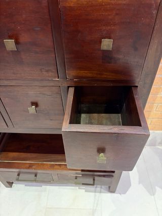 Mueble de entrada de madera