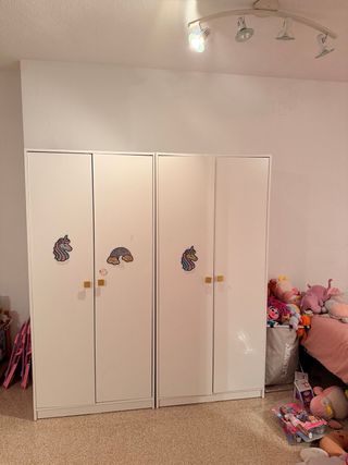 DOS ARMARIOS PARA ROPA