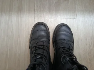 Botas de moto Harley Davidson negras para mujer