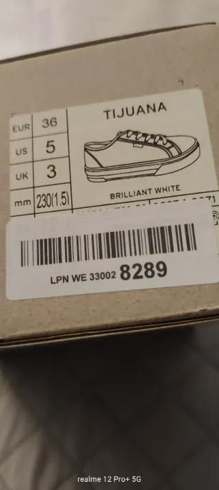 Zapatillas Levis Tijuana Mujer Blancas