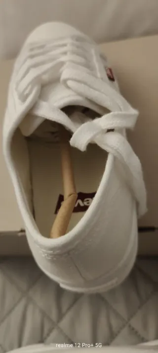 Zapatillas Levis Tijuana Mujer Blancas