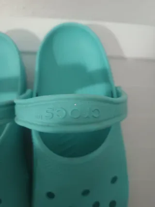 Sandalias Crocs Talla 45 Color Teal