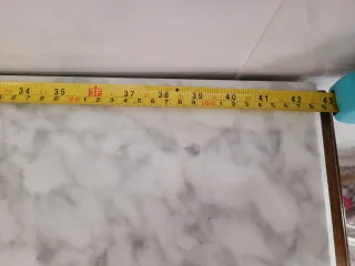 Mueble recibidor antiguo mármol + espejo  a juego