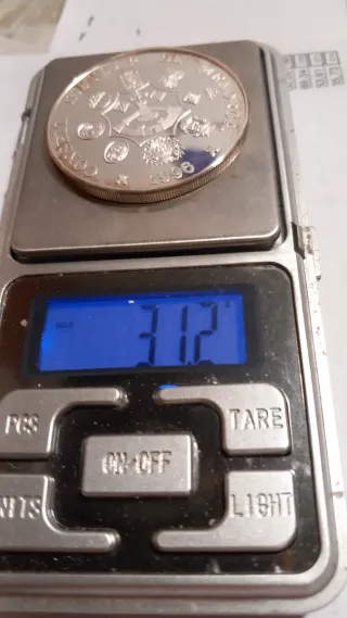 Moneda 5 Ecu Plata 999 1oz 1996 Menorca