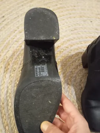 Botines negros tacón