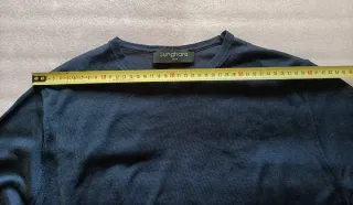 Jersey 100%  seda Junghans azul marino Talla M