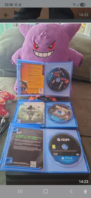 PS4 1TB Negra + 3 Juegos.