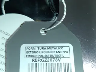 Bandolera negra con correa estampada