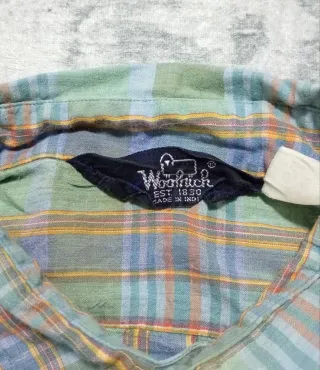 Woolrich camicia vintage a quadri uomo