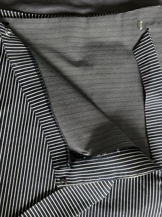 Falda corta rayas con lazada