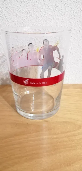 Vaso Cristal Selección Española Fútbol