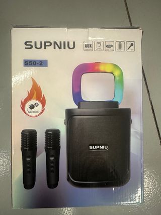 Altavoz SUPNIU S50-2 Karaoke Bluetooth