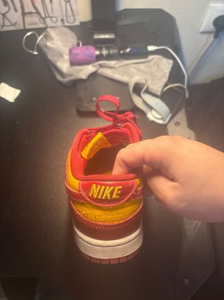 Nike Sb Dunk Talla 42 Rojo/Amarillo