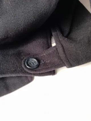 Abrigo Lana Merino Burberry azul marino