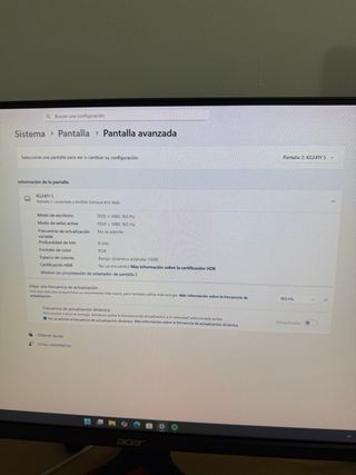 Monitor Acer KG24TY S 165hz 1ms