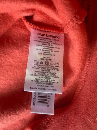 Sudadera Blue Banana Roja