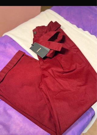 Pantaloni Pinko Bordeaux