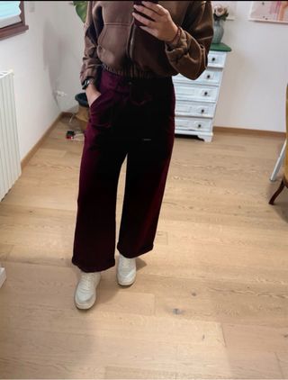 Pantaloni Pinko Bordeaux