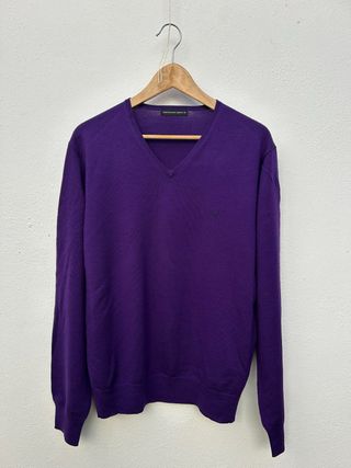 Suéter Purificación García Pico Morado Hombre