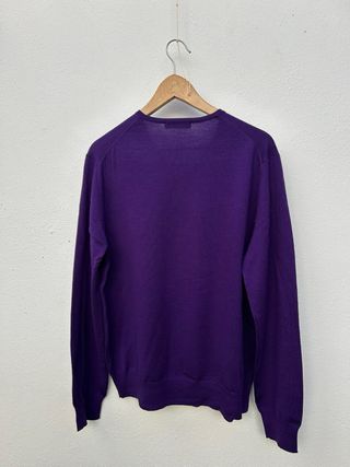 Suéter Purificación García Pico Morado Hombre