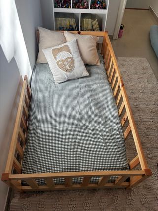 Cama Montessori Infantil Madera