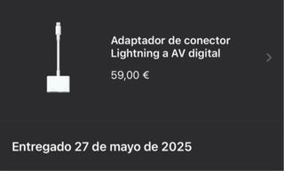 Adaptador Lightning a HDMI Apple Original