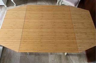 Mesa abatible madera y metal