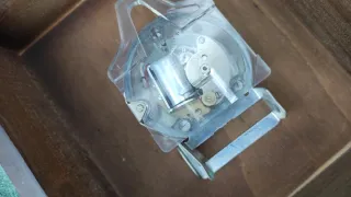 Orologio da camino in legno vintage