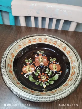 Plato decorativo cerámica alemán