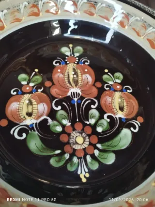 Plato decorativo cerámica alemán