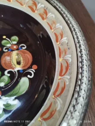 Plato decorativo cerámica alemán