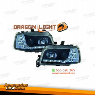 FAROS LED LUZ DIURNA RENAULT CLIO 1  92-97. FONDO