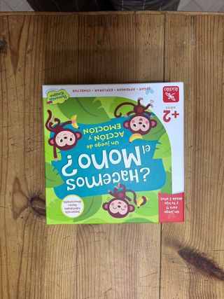 ¿Hacemos el mono?  Juego mesa +2 años