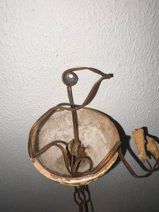 Lampadario lanterna ceramica Antonia Campi